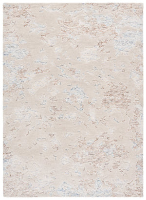 Safavieh Harvest Handmade Area Rug - Elegant Taupe & Blue 5x8 Ft Soft Wool Blend For Modern Home Décor Taupe ,Blue 80% Wool,20% Cotton Hvt703m-5