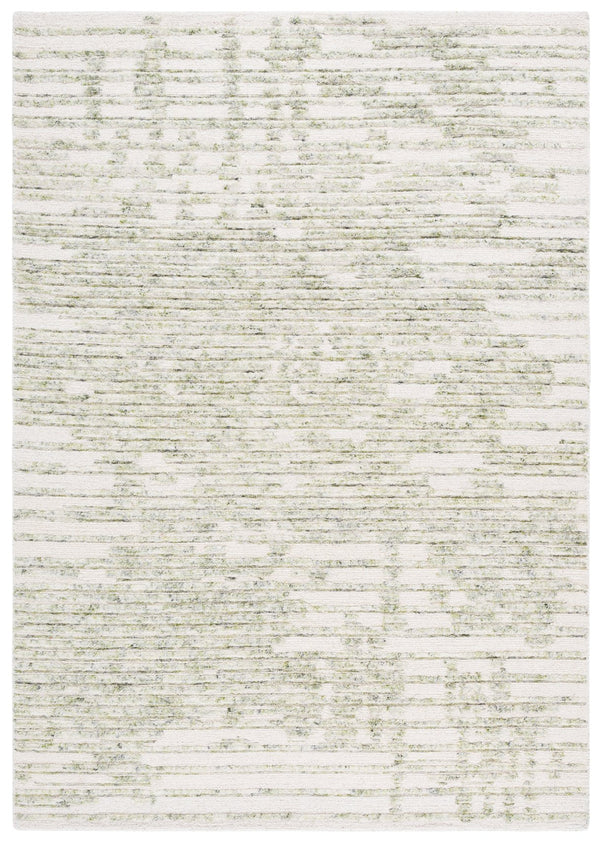 Safavieh Harvest 5x8 Ft Hand-tufted Area Rug In Green Beige - Modern Elegance For Living Spaces & Comfort Green ,Beige 80% Wool,20% Cotton Hvt704y-5