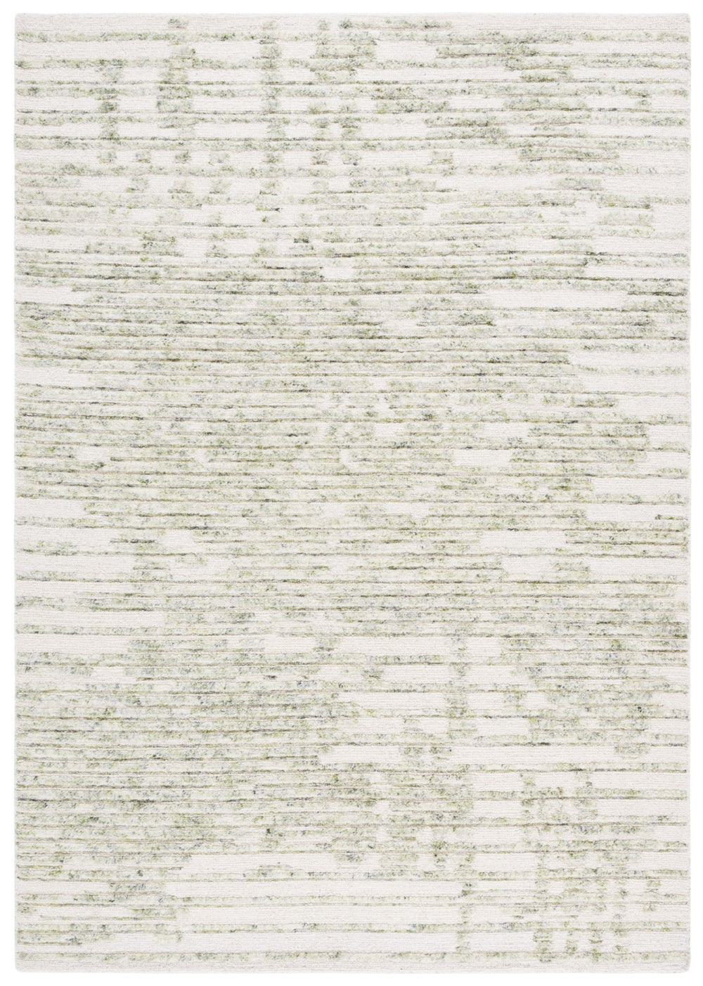 Safavieh Harvest Elegant Hand-tufted Wool And Cotton Rug For Modern Spaces – Sophisticated Home Decor Green ,Beige 80% Wool,20% Cotton Hvt704y-9