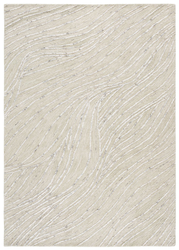 Safavieh Harvest Hand-tufted Area Rug - 5x8 Ft Cozy Luxury In Natural Wool & Cotton For Elegant Homes Light Green ,Grey 80% Wool,20% Cotton Hvt705y-5