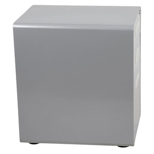 English Elm Wren Ergonomic 3-Drawer Mobile Filing Cabinet with Lock, Anti-Tilt Safety & Versatile Organization Options Gray HZ-AP535-01-GRY-GG