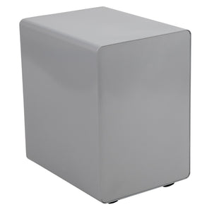 English Elm Wren Ergonomic 3-Drawer Mobile Filing Cabinet with Lock, Anti-Tilt Safety & Versatile Organization Options Gray HZ-AP535-01-GRY-GG