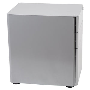 English Elm Warner Modern 3-Drawer Mobile Filing Cabinet with Locking Drawer & Anti-Tilt Safety for Offices Gray HZ-CHPL-01-GRY-GG