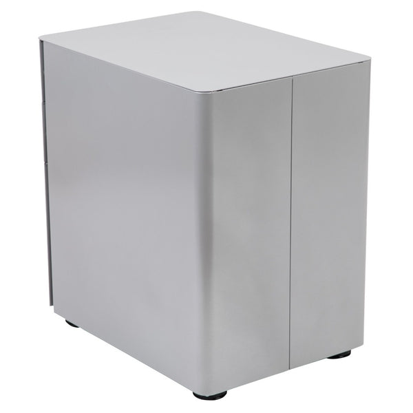 English Elm Warner Modern 3-Drawer Mobile Filing Cabinet with Locking Drawer & Anti-Tilt Safety for Offices Gray HZ-CHPL-01-GRY-GG