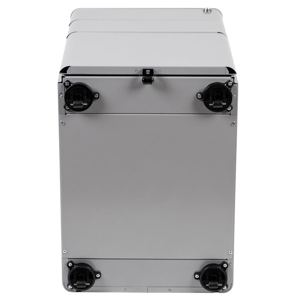 English Elm Warner Modern 3-Drawer Mobile Filing Cabinet with Locking Drawer & Anti-Tilt Safety for Offices Gray HZ-CHPL-01-GRY-GG