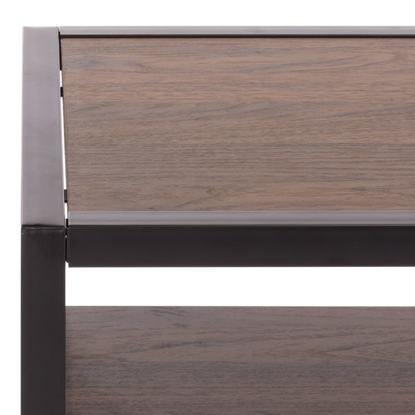 Safavieh Handan Wood And Metal Storage Cabinet With Double Doors For Living Room Or Entryway Use HZ0030