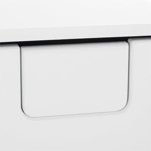 Safavieh Sidekick Compact Rolling Fitness Storage Rack With Pull Out Shelf For Home Gym WHITE HZ0121