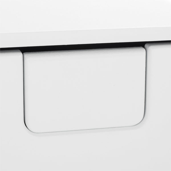 Safavieh Sidekick Compact Rolling Fitness Storage Rack With Pull Out Shelf For Home Gym WHITE HZ0121