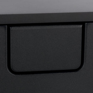 Safavieh Sidekick Compact Rolling Fitness Storage Rack With Pull Out Shelf For Home Gym BLACK HZ0122