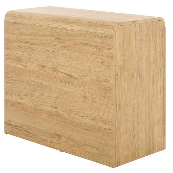 Safavieh Sidekick Compact Rolling Fitness Storage Rack With Pull Out Shelf For Home Gym OAK HZ0123