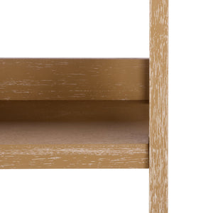 Safavieh Amanda Five Tier Open Bookcase In Acacia Veneer For Living Room Or Home Office HZ0340