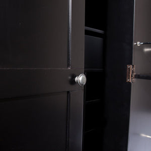 Safavieh Cape Town Bar Cabinet With Faux Marble Top Wine Storage And Glassware Racks For Home HZ1041