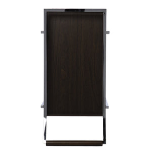 Safavieh Dorben Rolling Bar Cart With Mdf Shelves And Iron Accents For Modern Home Entertaining HZ1115440