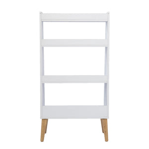 Safavieh Berritza Midcentury Rubberwood Bookshelf With Spindle Legs For Office Or Living Room HZ1152838