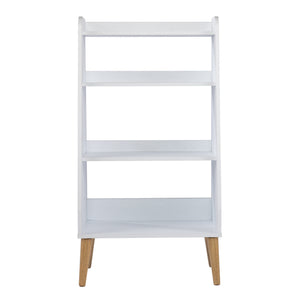 Safavieh Berritza Midcentury Rubberwood Bookshelf With Spindle Legs For Office Or Living Room HZ1152838