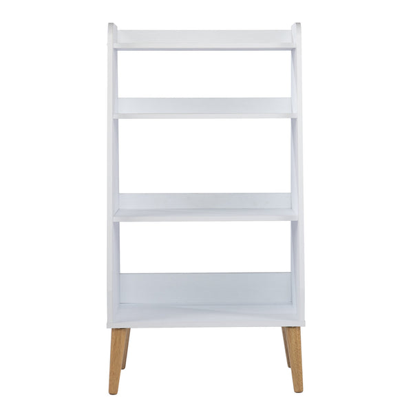 Safavieh Berritza Midcentury Rubberwood Bookshelf With Spindle Legs For Office Or Living Room HZ1152838