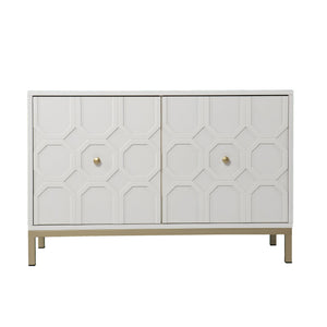 Safavieh Gramdlynn Moroccan Carved Two Door Cabinet With Iron Legs And Adjustable Interior Shelving HZ1153005