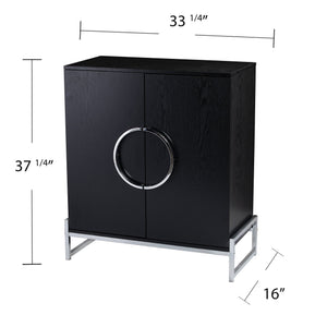 Safavieh Pierton Contemporary Bar Cabinet With Glassware Racks And Iron Handles For Dining Rooms HZ1216741