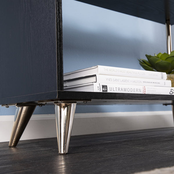Safavieh Beckerman Five Shelf Asymmetrical Etagere With Iron Frame For Modern Living Rooms HZ1220038