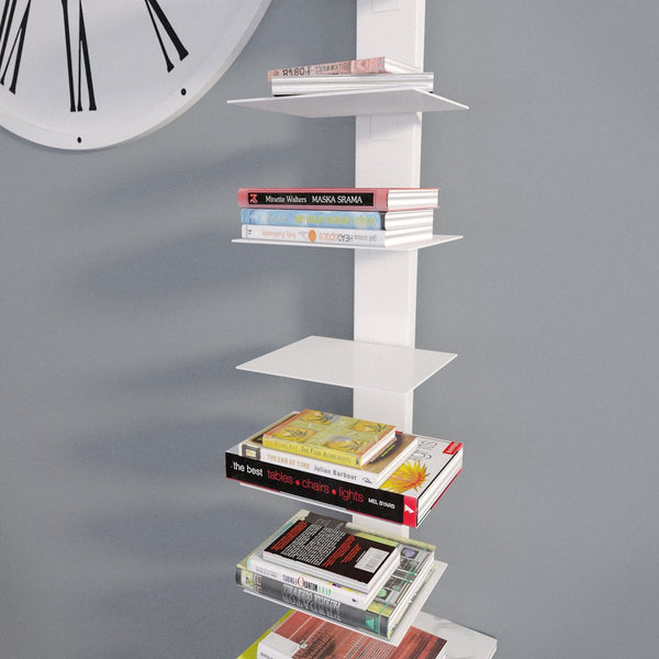 Safavieh Stewartby Slim Iron Tower Bookshelf With 12 Open Shelves For Modern Home Storage HZ1220412