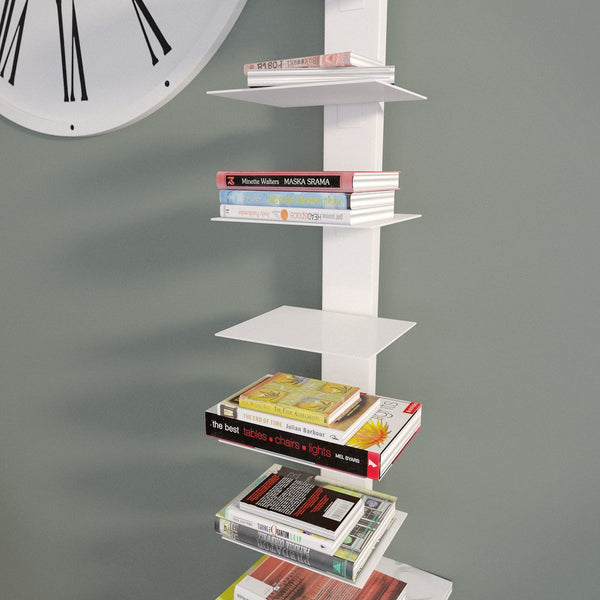 Safavieh Stewartby Slim Iron Tower Bookshelf With 12 Open Shelves For Modern Home Storage HZ1220412