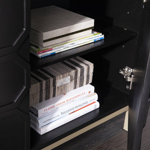 Safavieh Gramdlynn Moroccan Carved Mdf Cabinet With Iron Legs And Adjustable Shelving For Any Room HZ1221805