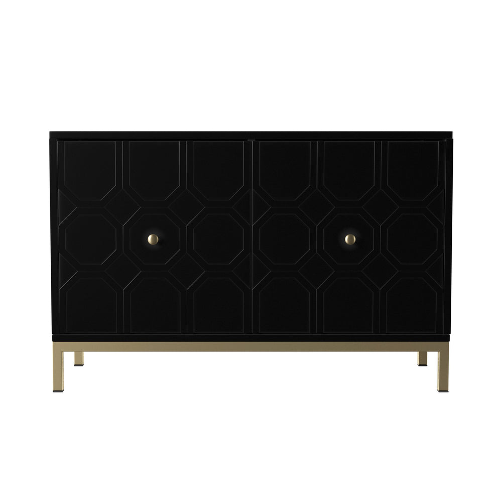 Safavieh Gramdlynn Moroccan Carved Mdf Cabinet With Iron Legs And Adjustable Shelving For Any Room HZ1221805