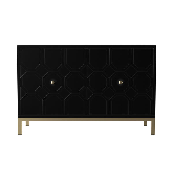 Safavieh Gramdlynn Moroccan Carved Mdf Cabinet With Iron Legs And Adjustable Shelving For Any Room HZ1221805