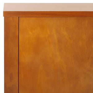 Safavieh Mainebury Anywhere Cabinet Birch Veneer Storage For Hallways Offices And Living Rooms NATURAL HZ1272405
