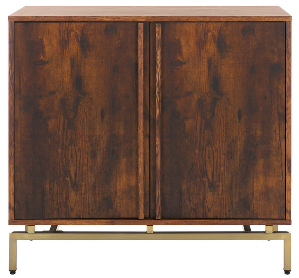 Safavieh Dayforth Anywhere Cabinet Compact Shelving Unit For Living Room Or Home Office Storage ESPRESSO HZ1272805