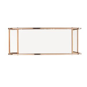 Safavieh Maylynn Art Deco Mirrored Bar Cart With Rolling Casters For Glam Entertaining Spaces HZ2056