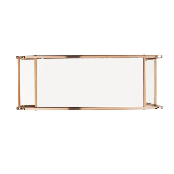 Safavieh Maylynn Art Deco Mirrored Bar Cart With Rolling Casters For Glam Entertaining Spaces HZ2056