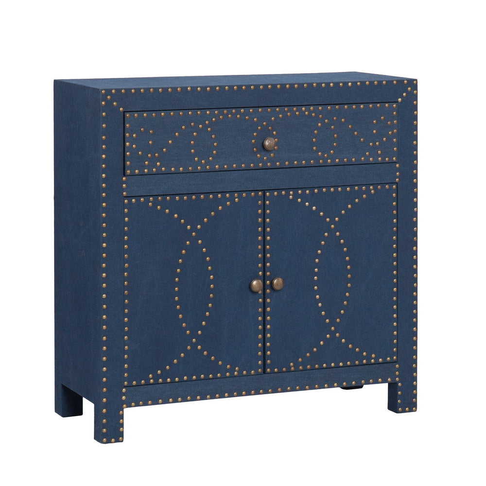 Safavieh Florian Upholstered Storage Cabinet With Nailhead Trim For Entryway Or Dining Room HZ5925