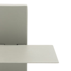 Safavieh Stewartby Spine Tower Shelf Slim Iron Frame 12 Vertical Storage For Small Spaces GREY HZ9495