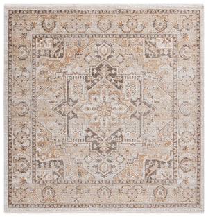 Safavieh Hazel Area Rug - Luxurious Transitional Design For Enhanced Style And Comfort In Any Space Beige ,Brown 50% Polyester,50% Polypropylene Hzl500b-8