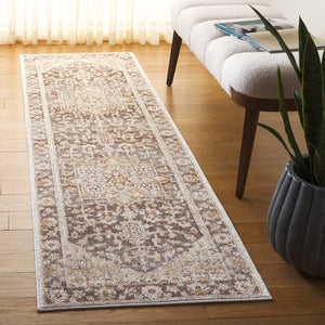 Safavieh Hazel Area Rug - Luxurious Transitional Design For Enhanced Style And Comfort In Any Space Gold ,Brown 50% Polyester,50% Polypropylene Hzl500d-4