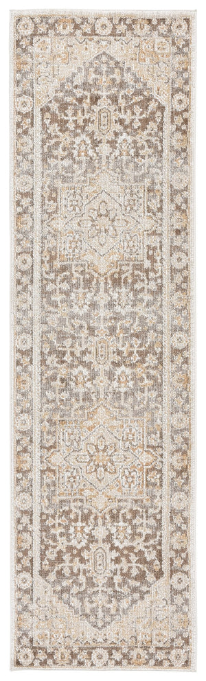 Safavieh Hazel Transitional Area Rug Runner - Elegant Turkish Design For Sophisticated Home Decor & Comfort Gold ,Brown 50% Polyester,50% Polypropylene Hzl500d-28