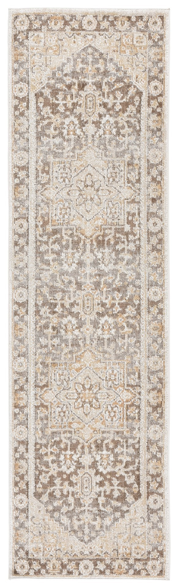 Safavieh Hazel Area Rug - Luxurious Transitional Design For Enhanced Style And Comfort In Any Space Gold ,Brown 50% Polyester,50% Polypropylene Hzl500d-4
