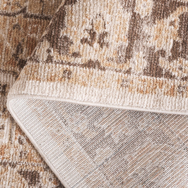 Safavieh Hazel Area Rug - Luxurious Transitional Design For Enhanced Style And Comfort In Any Space Gold ,Brown 50% Polyester,50% Polypropylene Hzl500d-4