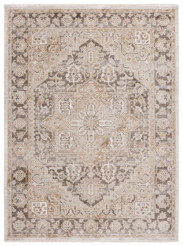 Safavieh Hazel Transitional Area Rug Runner - Elegant Turkish Design For Sophisticated Home Decor & Comfort Gold ,Brown 50% Polyester,50% Polypropylene Hzl500d-5