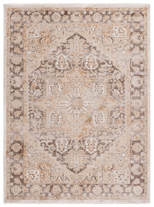 Safavieh Hazel Area Rug - Luxurious Transitional Design For Enhanced Style And Comfort In Any Space Gold ,Brown 50% Polyester,50% Polypropylene Hzl500d-4
