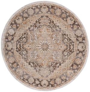 Safavieh Hazel Area Rug - Luxurious Transitional Design For Enhanced Style And Comfort In Any Space Gold ,Brown 50% Polyester,50% Polypropylene Hzl500d-4
