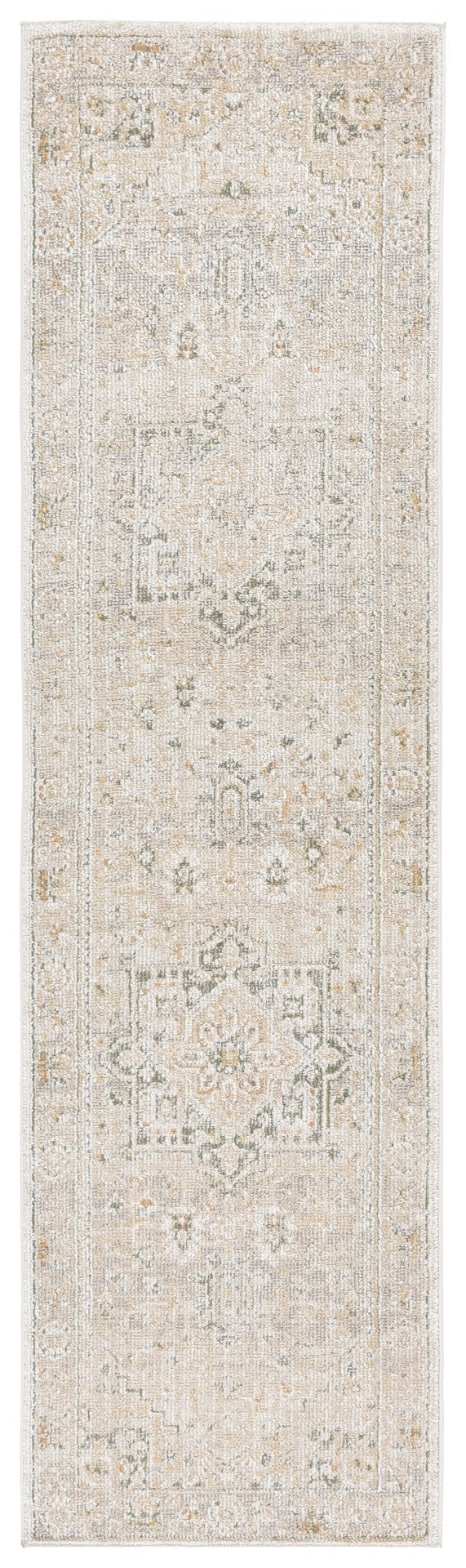Safavieh Hazel Area Rug - Luxurious Transitional Design For Enhanced Style And Comfort In Any Space Taupe ,Green 50% Polyester,50% Polypropylene Hzl500e-9