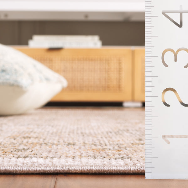 Safavieh Hazel Transitional Area Rug Runner - Elegant Turkish Design For Sophisticated Home Decor & Comfort Taupe ,Green 50% Polyester,50% Polypropylene Hzl500e-5