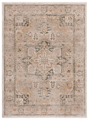 Safavieh Hazel Area Rug - Luxurious Transitional Design For Enhanced Style And Comfort In Any Space Taupe ,Green 50% Polyester,50% Polypropylene Hzl500e-9