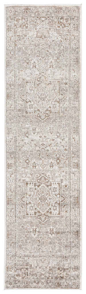 Safavieh Hazel Area Rug - Luxurious Transitional Design For Enhanced Style And Comfort In Any Space Brown ,Ivory 50% Polyester,50% Polypropylene Hzl500t-4