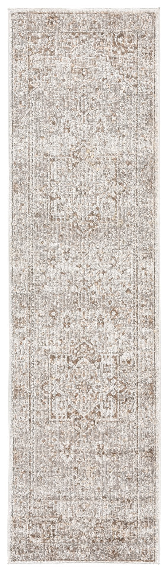 Safavieh Hazel Area Rug - Luxurious Transitional Design For Enhanced Style And Comfort In Any Space Brown ,Ivory 50% Polyester,50% Polypropylene Hzl500t-4