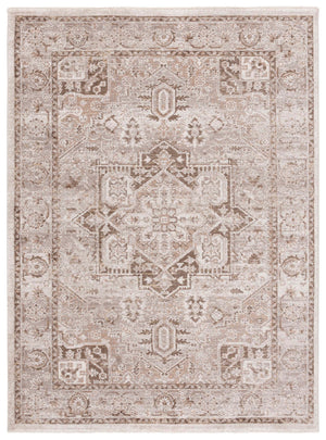 Safavieh Hazel Area Rug - Luxurious Transitional Design For Enhanced Style And Comfort In Any Space Brown ,Ivory 50% Polyester,50% Polypropylene Hzl500t-4
