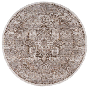 Safavieh Hazel Transitional Area Rug Runner - Elegant Turkish Design For Sophisticated Home Decor & Comfort Brown ,Ivory 50% Polyester,50% Polypropylene Hzl500t-6r