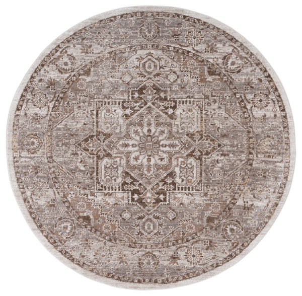 Safavieh Hazel Transitional Area Rug Runner - Elegant Turkish Design For Sophisticated Home Decor & Comfort Brown ,Ivory 50% Polyester,50% Polypropylene Hzl500t-6r